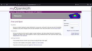 Introduction to MyOpenMath Profile