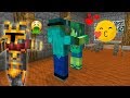 SPY ON MARK FRIENDLY ZOMBIE AND MARIE KISSING INSIDE THE ZOMBIE HOUSE! DON'T SCARE THEM! Minecraft