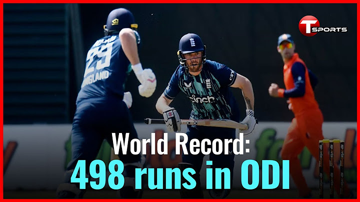 England's 498 Run Innings Highlights | England vs Nederland | 1st ODI | Cricket | T Sports