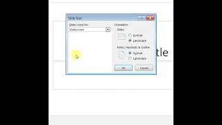 PowerPoint  ला Portrait मध्ये बनवा / Change PowerPoint Presentation from Landscape to Portrait