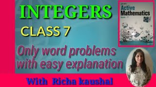 INTEGERS l CLASS 7 l Tricky Word problems with Easy explanation