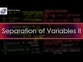 Solving the 1-D Heat/Diffusion PDE by Separation of Variables (Part 2/2)