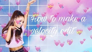Velocity edit tutorial -video star- screenshot 3