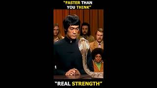 Was Bruce Lee Faster Than a Cobra? 🐍⚡ #BruceLee#MartialArts#KungFu#Speed