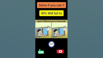 Spot The Difference : Only Genius Can Find The Differences | Brain teasers | Mind exercise #trending