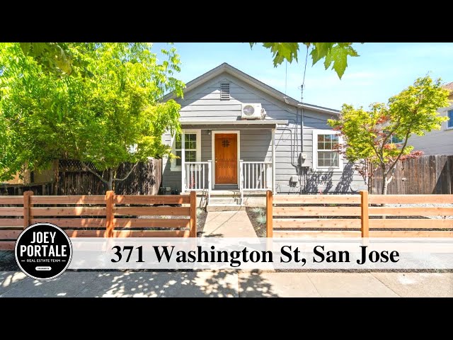 JUST SOLD! 371 Washington St, San Jose, CA 95112 Presented by Joey Portale