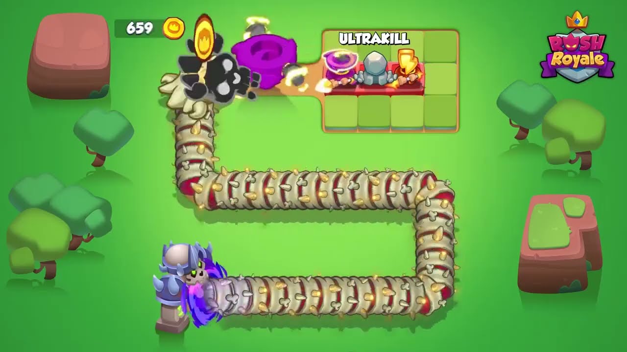 Rush Royale. "Track attack". IT Territory / MY.GAMES.