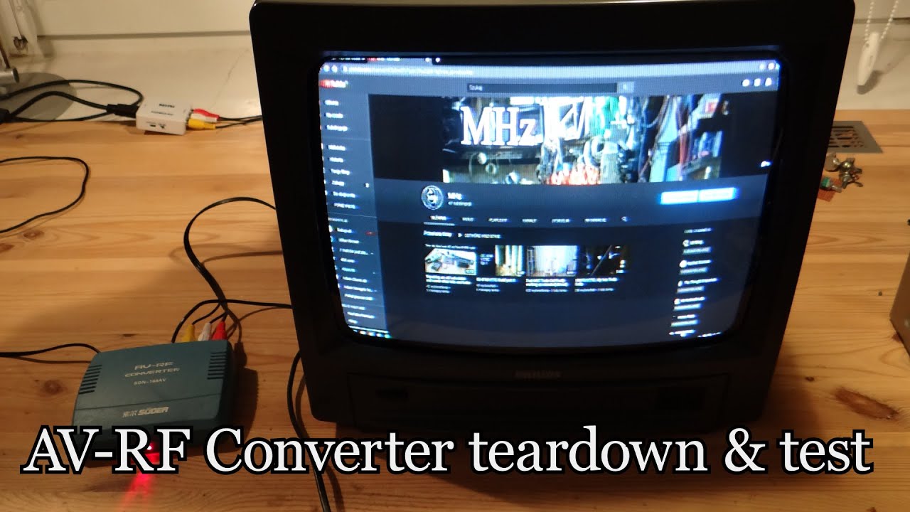 AVRF Converter test & teardown YouTube