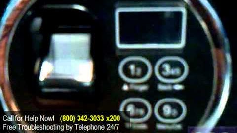 SecuRam BSL-0601A-M Bio Electronic Safe Keypad - Delete All Users