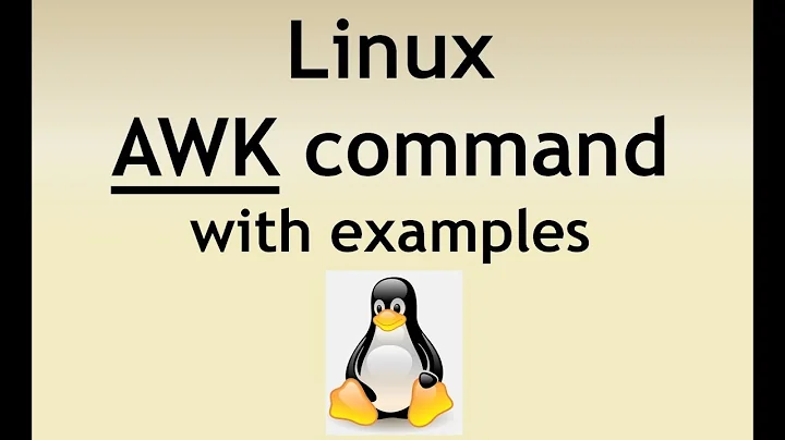 AWK command in Linux, Unix with examples | How to use AWK command | Linux Tutorials