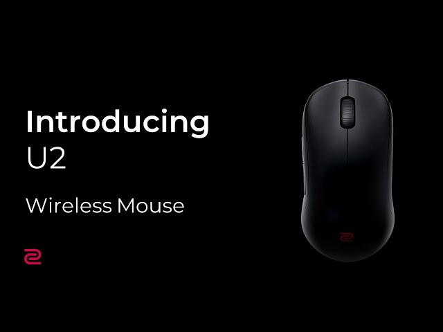 ZOWIE U2 New Wireless mouse shape with Enhanced Receiver - YouTube