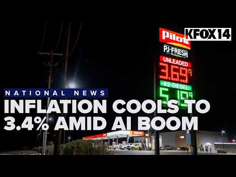 Inflation cools to 3.4% as AI boom sparks fresh fight over data centers
