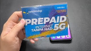 New Celcomdigi Prepaid 5G RM35 Unlimited Data & Calls