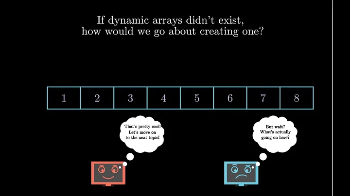 What if you had to invent a dynamic array?