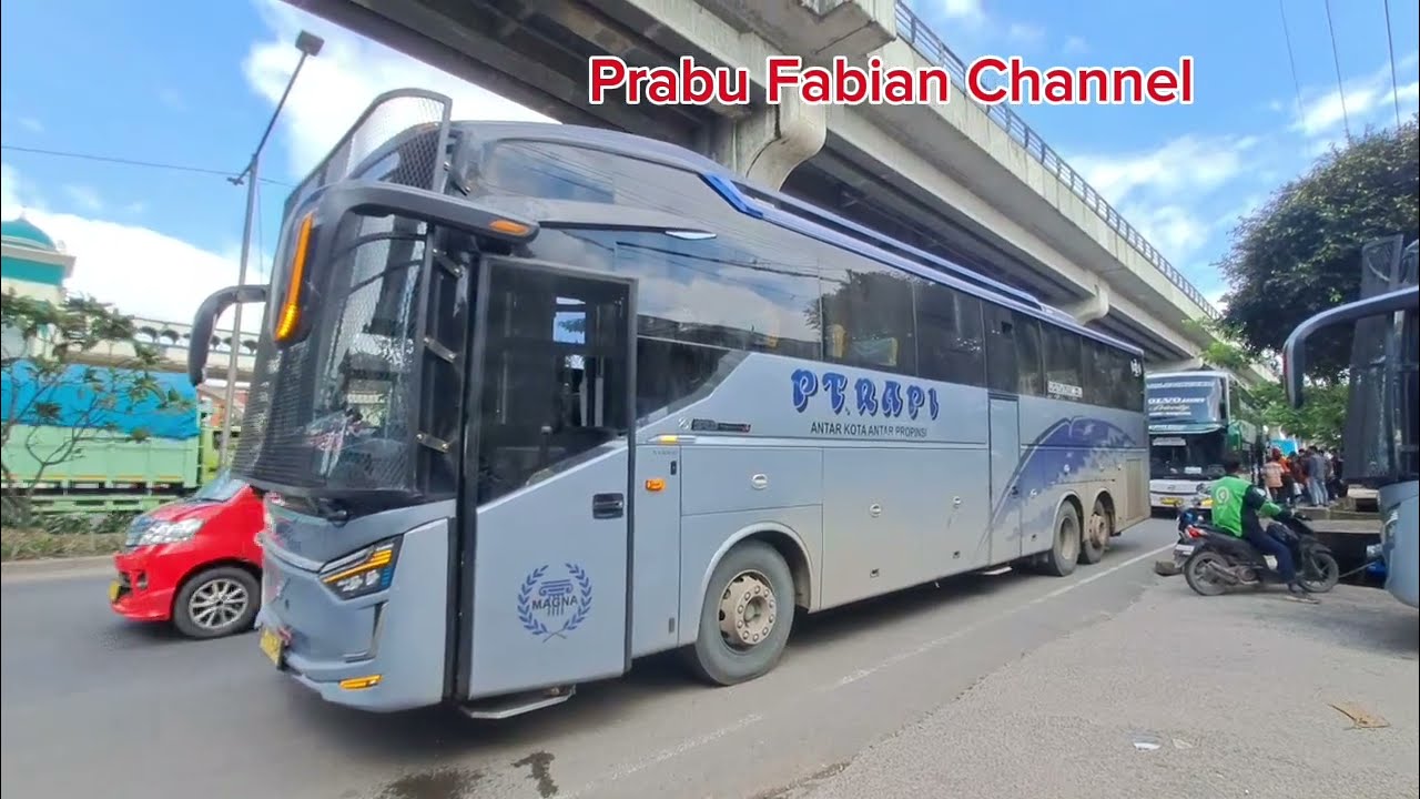 Paten Tronton Bus Rapi Terbaru _ Magna 📍Sasis Pertama Pakai Volvo 📍Penumpang Meluber di Loket 