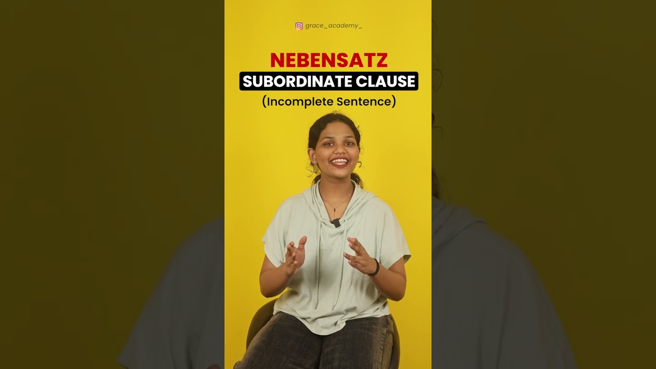 Hauptsatz and Nebensatz Explained | Learn German Easily