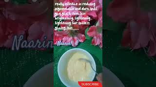 Banana skin whitening face mask get fair, spotless, glowing skin. home remedy 100% works ytshort