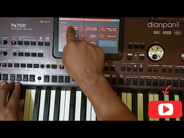 Cara mudah membuat Style dengan Squencer/ Song to Style / import song to style #pa700 #pa1000 #pa4x class=