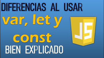 Diferencias entre VAR, LET Y CONST en JS