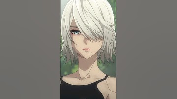 The moment A2 makes that final cut to her hair. #nierautomataanime #anime #shortanime #nierautomata