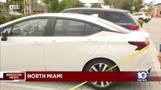 Pregnant woman's car shot up in North Miami