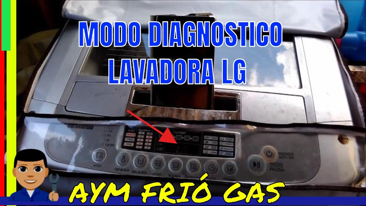 LG TURBO DRUM washing machine diagnostic - YouTube
