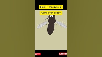 Mosquito Bites the Wrong Butt 😂 | Butt: 1 — Mosquito: 0  #shorts #funny #comedy  #shortsfeed
