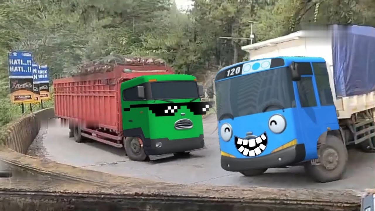 Wow, Truk Box, Truk Tangki, Truk Pasir, Dump Truck Berubah Bentuk Mirip Tayo Dan Temannya