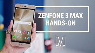 Asus Zenfone 3 Max Hands-On
