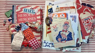 Patriotic Journal flip through, and a supply kit!