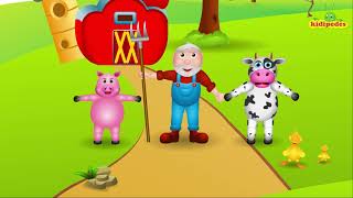 Old Macdonald Nursery Rhyme | Children Songs | Rhymes For Kids | English Baby Song
