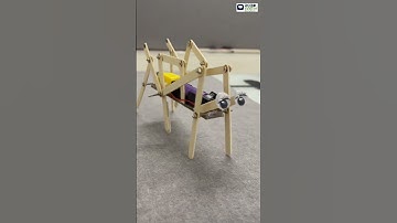 DIY MIni Robot using Ice Cream Sticks #roboarmy #diyrobotics #robot #minirobot