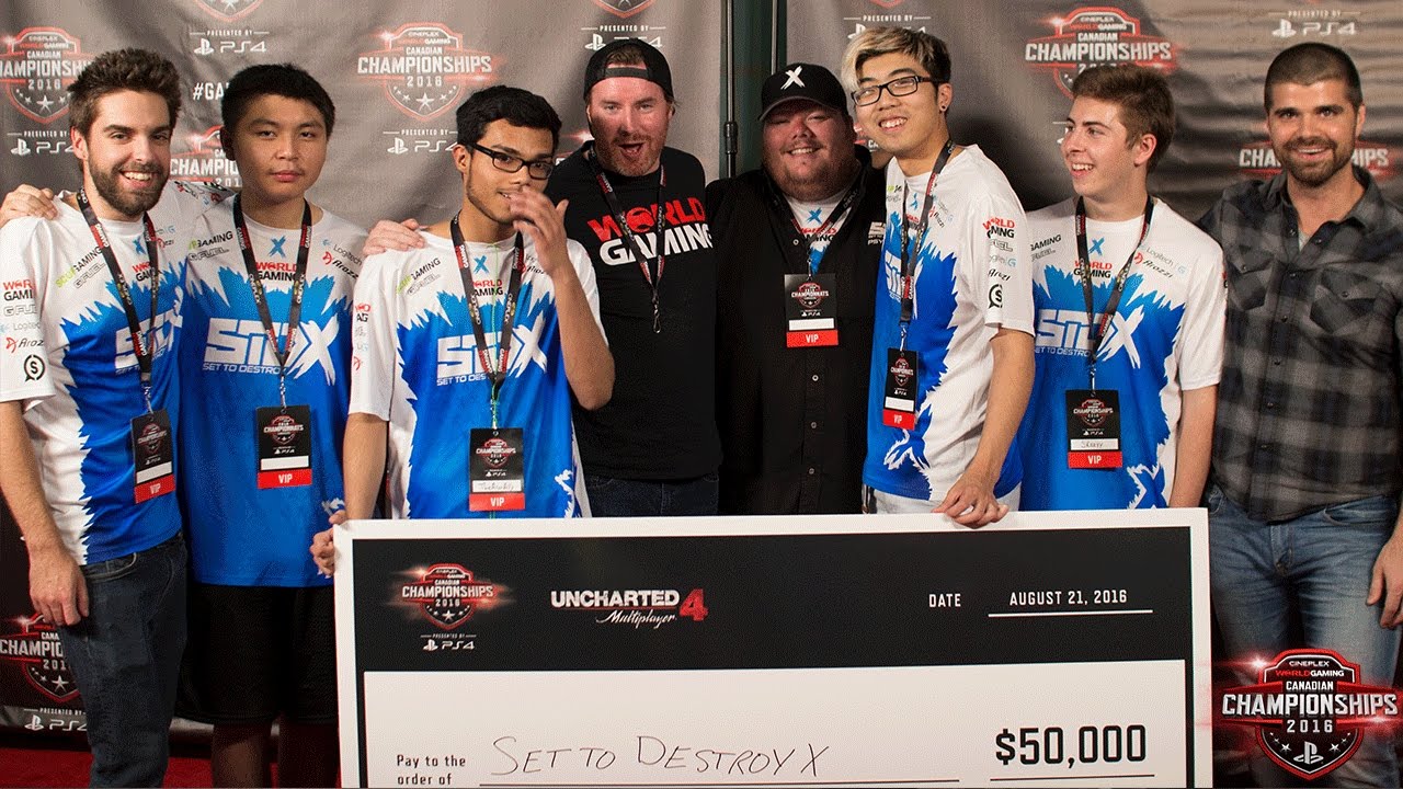 SetToDestroyX Winning 50k at Cineplex World Gaming Uncharted4 Championships