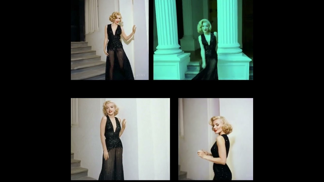 Halston: Marilyn Monroe  - Black Evening Wear  - C'est Si Divine!