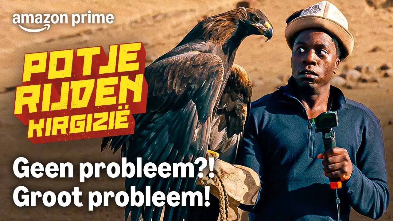 Sean en Ta Joela lokken een grote ADELAAR 🦅 | Potje Rijden: Kirgizië