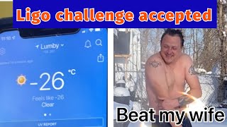 Ligo challenge accepted! #viralvideo #filipinolifeincanada #mixedculture #subscribe_like_share