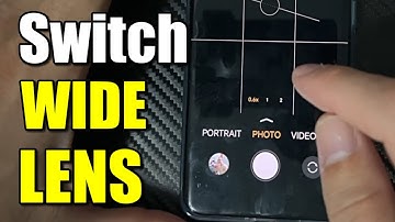 How to SWITCH to WIDE Angle Lens on Camera using Android Phone (Best Method)