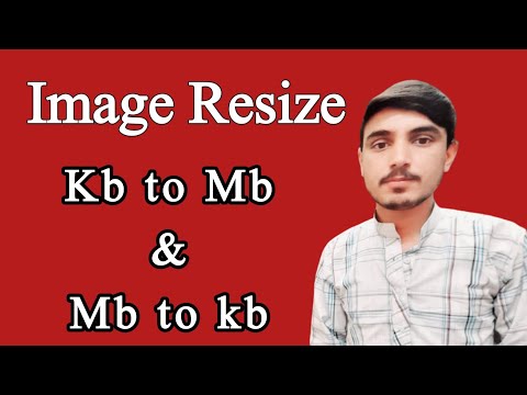 How To Resize Image | How to do convert photos Size KB to MB |Technical Tip