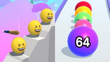 Slice it All Vs Ball Run 2048: All Levels Gameplay Walkthrough Android, iOS Levels 1-9999 SIABRGP01