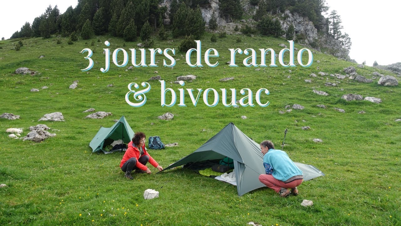 Bivouac sous tarp et rando entre Trièves et Vercors (depuis la maison et retour en stop !)