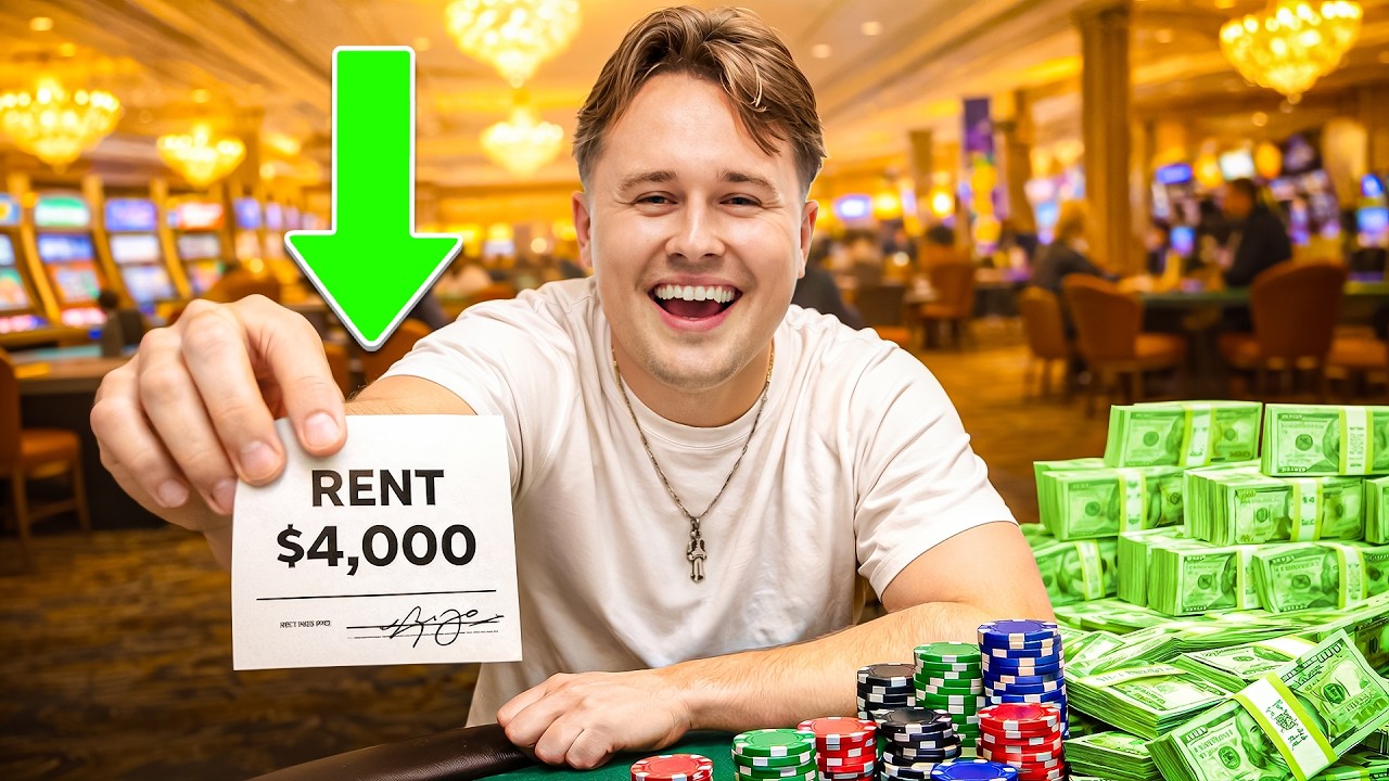 Играю в блэкджек, чтобы оплатить аренду!