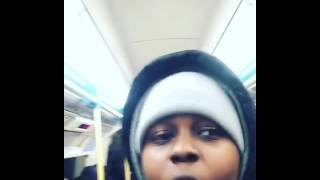 Allahu akbar prank on the train in London Resimi