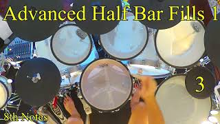 Advanced Half Bar 8th Note Fills 1 Pattern 3