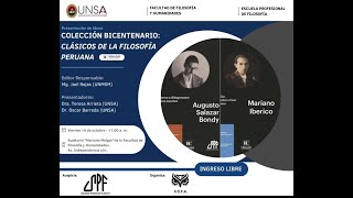 Colección Bicentenario.  Clásicos de la Filosofía Peruana  Salazar Bondy, Mariano Iberico