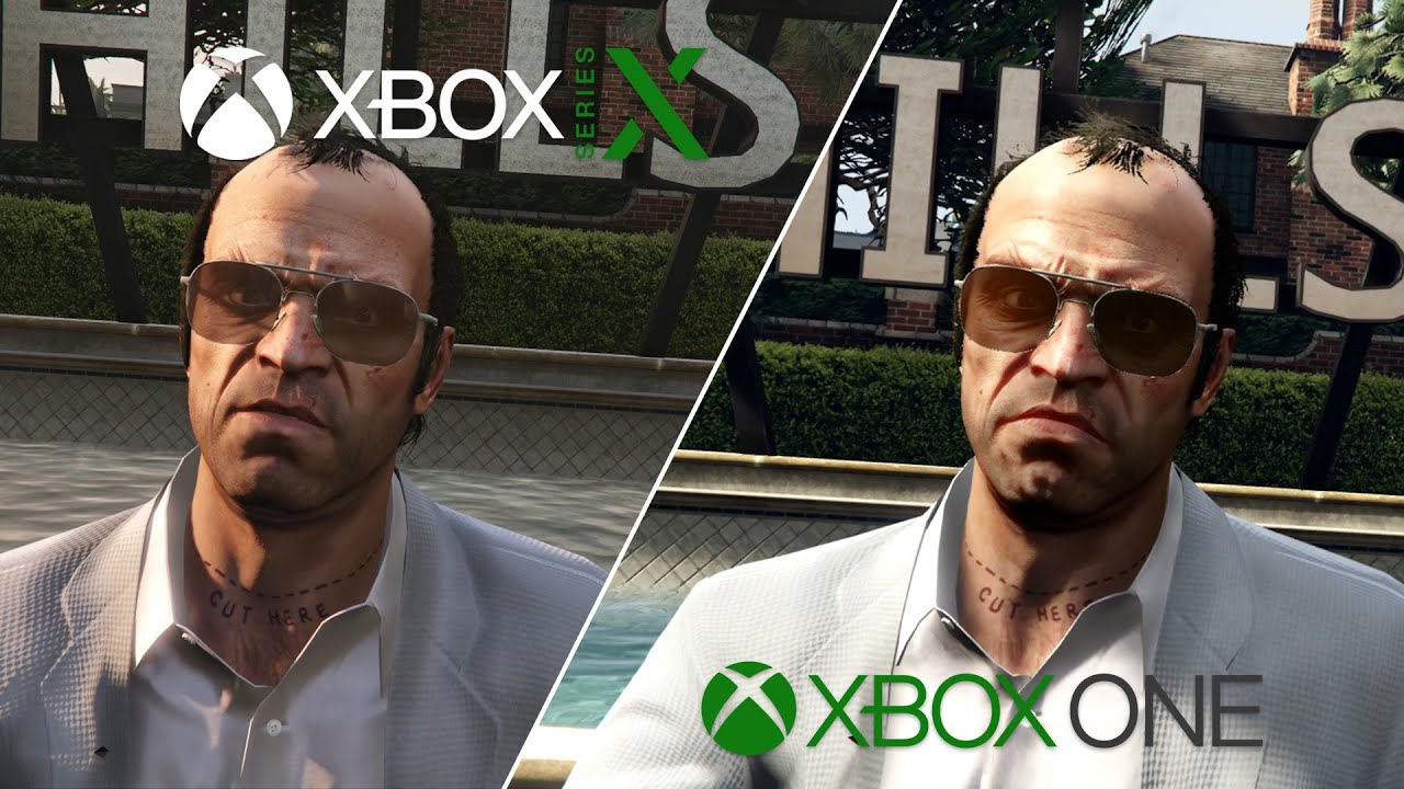 GTA 5 COMPARAISON XBOX ONE VS XBOX SERIE X 