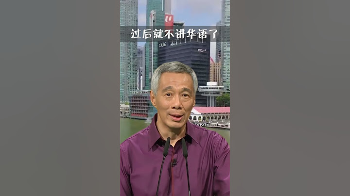 李显龙谈及自己童年学习华文华语的经历，以及自己的母亲为何很少用华语交流 #新加坡 #李显龙 #演讲