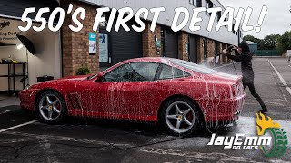 Ferrari 550 Maranello Gets FIRST DETAIL in 21 Years! (Probably) The Ferrari 550 Maranello Is A Beautiful Underrated Supercar