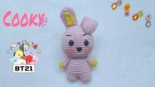 🐰 BT21 BABY COOKY BTS AMIGURUMI/ TEJIDO FACIL/ TUTORIAL PASO A PASO 🐰