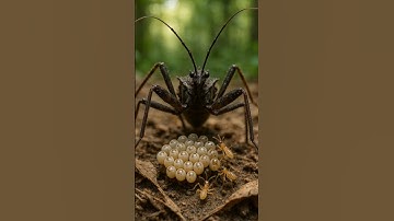 Real facts: A Deadly Mother Of Assassin Bug! Insects video & Insect facts #insects #factshorts