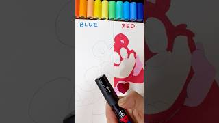 I drew BearHug from PoppyPlaytime with Posca Markars! #bearhug #poppyplaytimechapter1 #art #posca